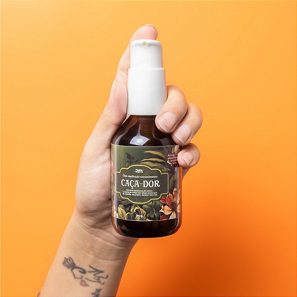 Óleo de Massagem Natural CaçaDor Para Alivio Dores 100ml (Preço Sugerido R$89,90)