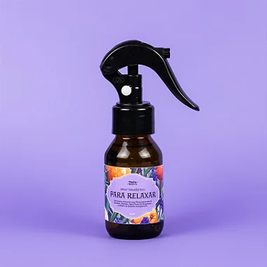 Spray Terapêutico Para Relaxar Com Óleos Essenciais 60ml Pocket (Preço sugerido R$36,50)