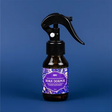Spray Aromatizador de Travesseiro Para Dormir Bem Com Óleos Essenciais 60ml Pocket (Preço sugerido R$36,50)