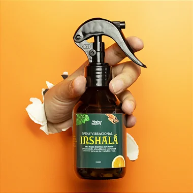 Spray Vibracional Com Óleos Essenciais Prosperidade e Efeito Energizante 120ml Grande (Preço sugerido R$58)
