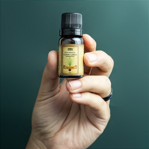 Óleo Essencial de Capim-Limão 100% Puro 10ml (Preço Sugerido de Venda de R$39,90 À R$49,90)
