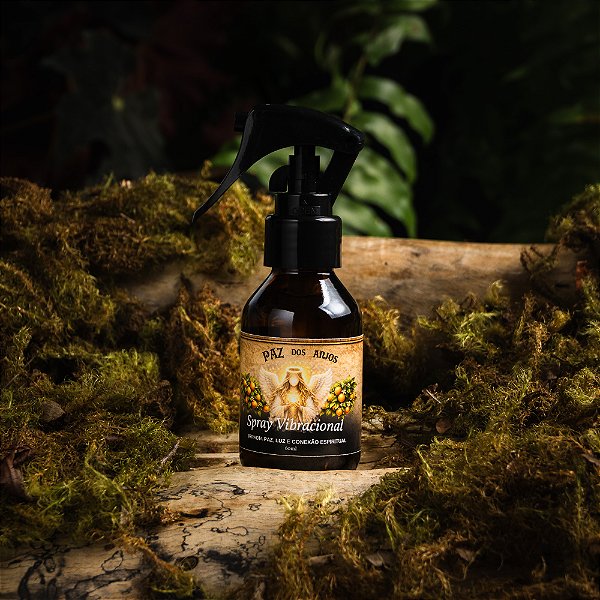 Spray Vibracional Óleos Essenciais Paz dos Anjos 60ml Paz Interior e Conexão Anjo da Guarda (Preço sugerido R$36,50)