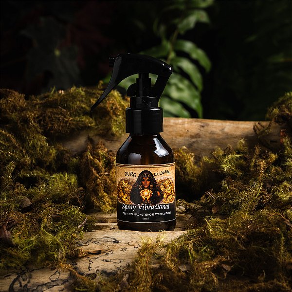 Spray Vibracional Óleos Essenciais Ouro da Cigana 60ml Magnetismo e Chama Clientes (Preço sugerido R$36,50)