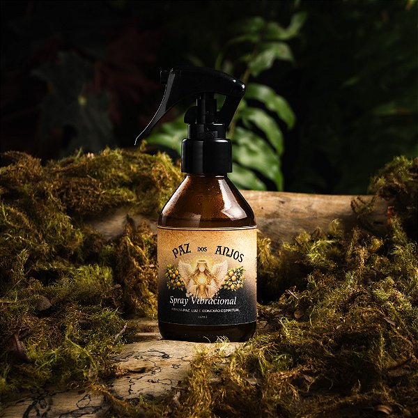 Spray Vibracional Óleos Essenciais Paz dos Anjos 120ml Paz Interior e Conexão Anjo da Guarda (Preço Sugerido de Venda R$59,90)