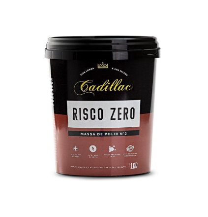 MASSA DE POLIR Nº2 - RISCO ZERO - 1KG - CADILLAC