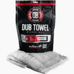 FLANELA MICROFIBRA 40X40 CINZA 320GSM DB TOWEL GLASS - DUB BOYS