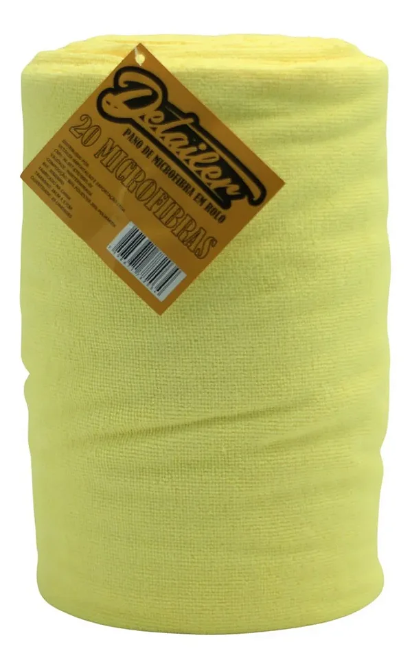 ROLO MICROFIBRA 230GSM COM 20 PANOS - DETAILER