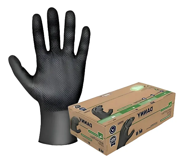 LUVA SENSIFLEX GRIP PRETA  M - DANNY