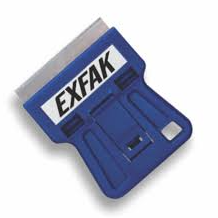 15-078 SUPORTE DE PLASTICO PARA LAMINA DE RASPAR VIDRO - EXFAK