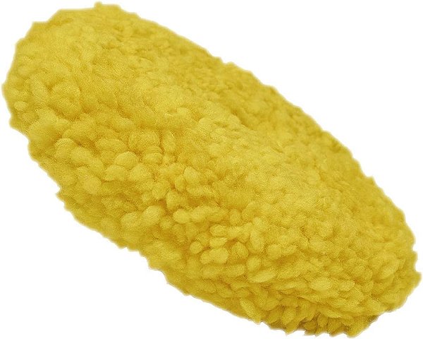 BOINA DUPLA FACE SUPER MACIA AMARELA 8" - 3M