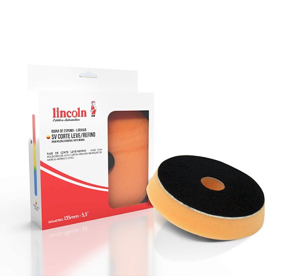 BOINA DE ESPUMA SV LARANJA CORTE LEVE E REFINO 3,0 - LINCOLN