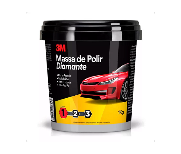 MASSA DE POLIR DIAMANTE - 1KG - 3M
