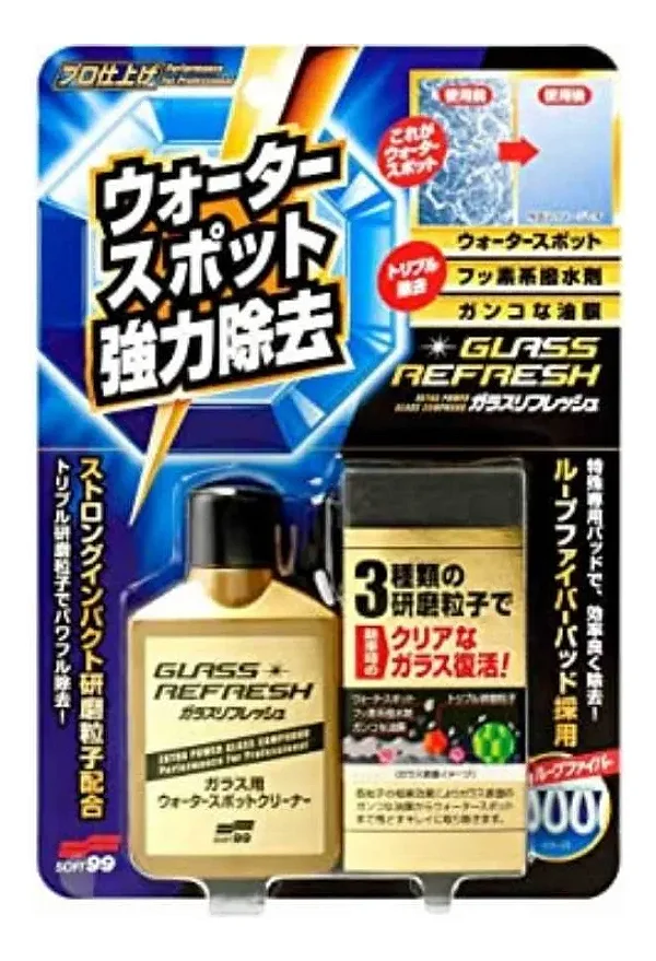 Soft99 Glass Refresh Removedor De Gotas D'água
