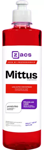 Lava Auto Concentrado Mittus 500Ml Zacs