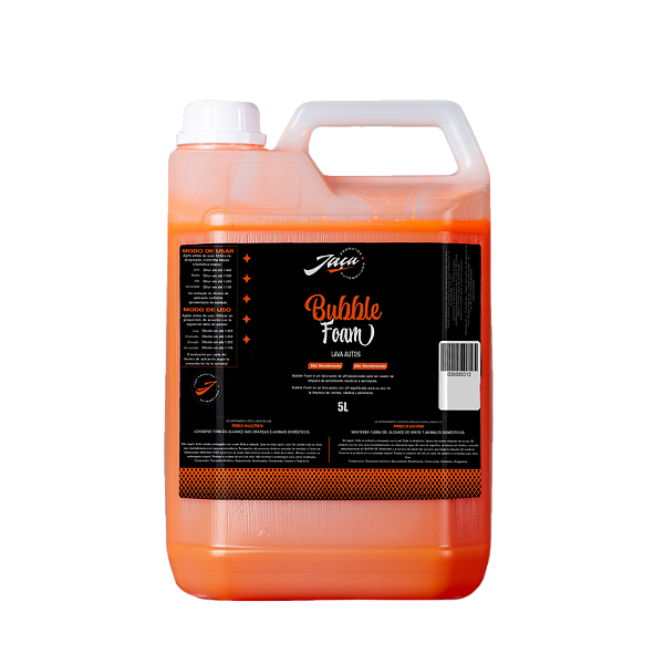 Bubble Foam Lava Auto Concentrado 5l Jaça