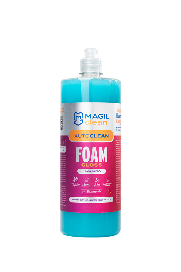 Foam Gloss Lava Auto Hidrorrepelente 1 L Magil Clean