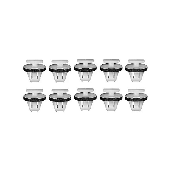 Kit 10 Grampos Moldura Paralama Nissan Kicks