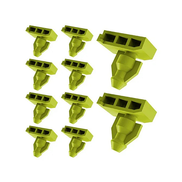 10 Grampo Presilha Moldura Paralama Kicks 2017 2018 2019 20