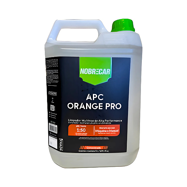 APC Orange Pro Limpador Multiuso 5L Nobre Car