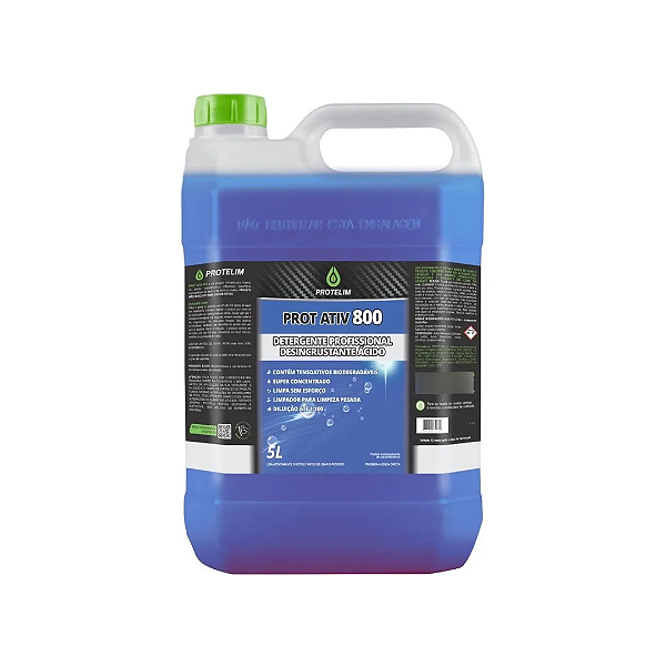 Prot Ativ 800 Detergente Profissional 5l Protelim