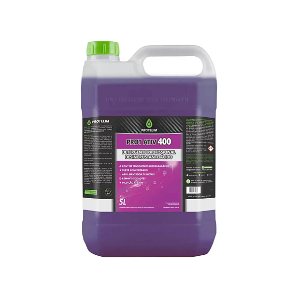 Prot Ativ 400 Detergente Profissional 5l Protelim