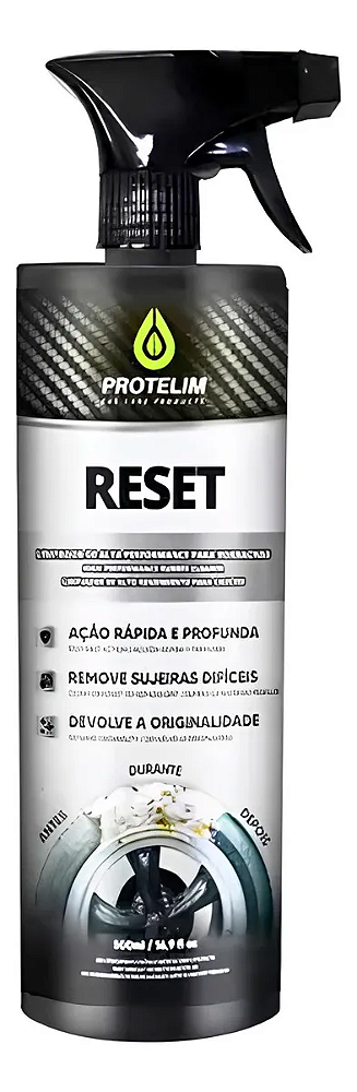 Reset Limpador de Pneus e Borrachas 500Ml Protelim