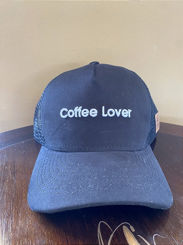 Boné Personalizado (Coffee Lover) Preto