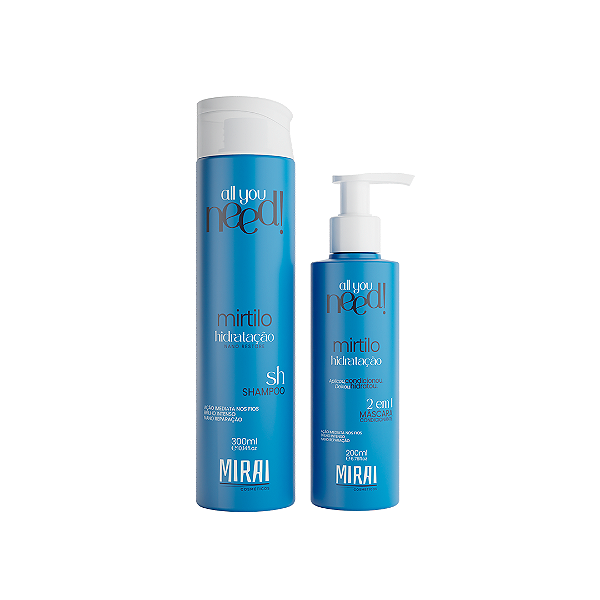 Kit Mirtilo - Hidratação - Mirai Cosméticos
