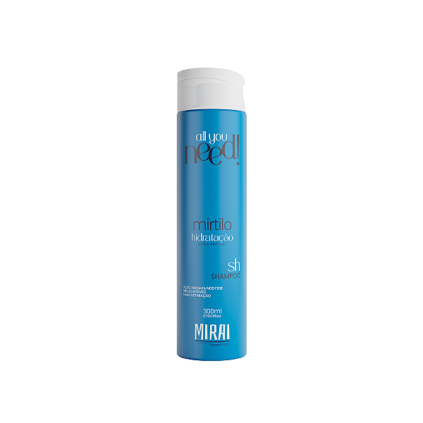 All You Need! Mirtilo Hidratação – Shampoo 300ml