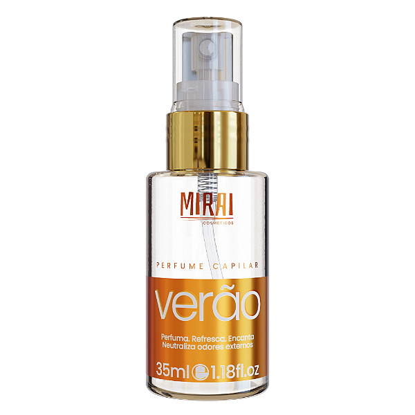 Perfume Capilar Verão 35ml - Mirai Cosmeticos
