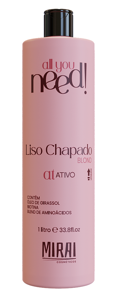 Ativo Liso Chapado Blond  1L - Mirai Cosméticos