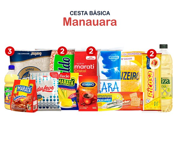 Cesta Básica Manauara - 19 volumes