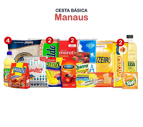 Cesta Básica Manaus - 22 volumes