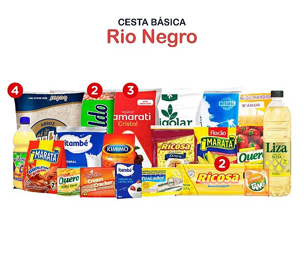 Cesta Básica Rio Negro- 27 volumes