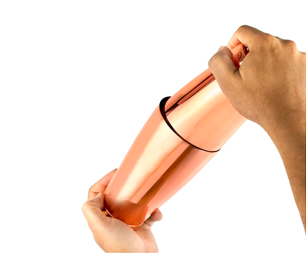 Coqueteleira Boston Profissional Aço Inox - Outlet Colorida