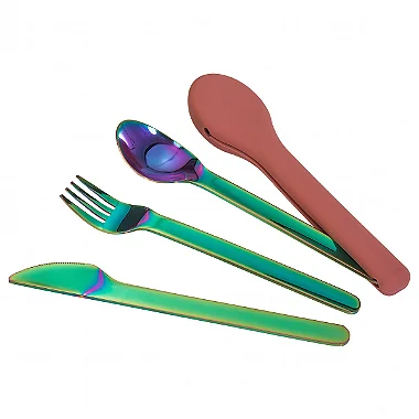 Kit trio de talheres inox - OUTLET