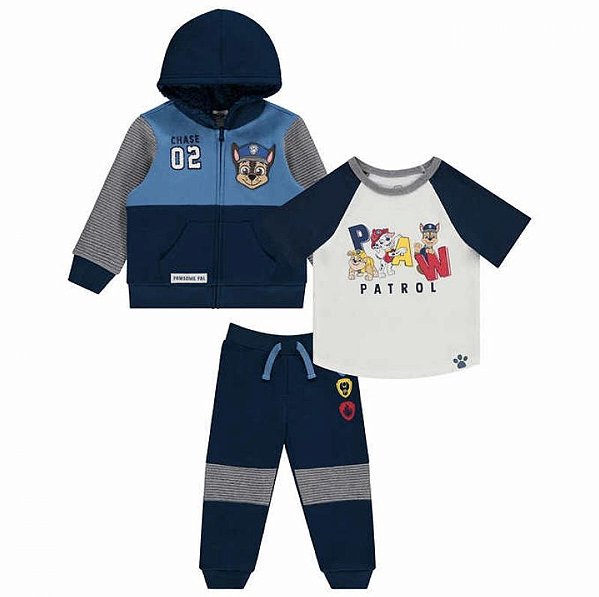 Conjunto Inverno Disney Patrulha Canina