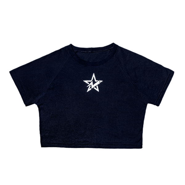 05. Cropped Manga Curta COSMIC BLUE- CoST4R