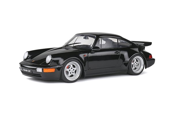 Porsche 911 (964) Turbo 3.6 1993 Preto 1:18 Solido