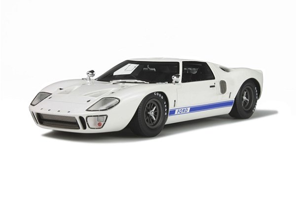 Ford GT40 MK1 1968 Branco 1:18 Gt Spirit