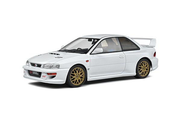 Subaru Impreza STI 22B 1998 Branco Puro 1:18 Solido