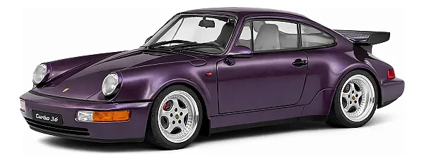 Miniatura Porsche 911 (964) Turbo 1993 Violeta 1:18 Solido