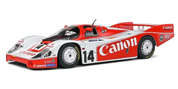 Porsche 956LH Canon #14 (Lammers, Palmer, Lloyd) 1983 24 Horas de Le Mans 1:18 Solido