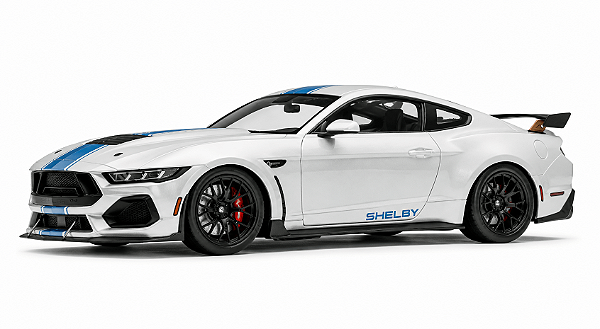Ford Mustang Shelby Super Snake 2025 Prata 1:18 Solido