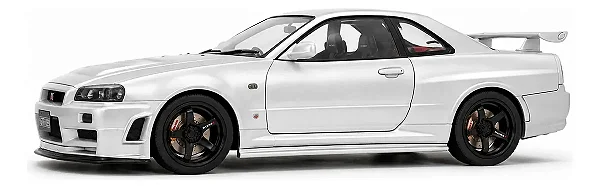 Nissan Skyline (R34) GT-R Z Tune 1999 Prata 1:18 Solido