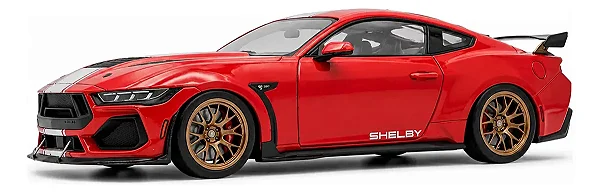 Mustang Shelby Super Snake 2025 Vermelho Corrida 1:18 Solido