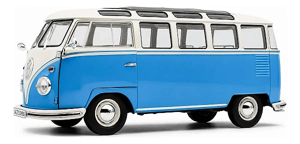 Volkswagen Kombi (Corujinha) T1 1962 Azul 1:18 Solido