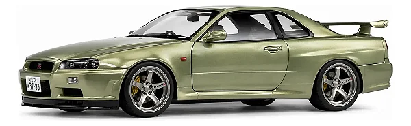 Nissan Skyline Gt-R (R34) 1999 Verde 1:18 Solido