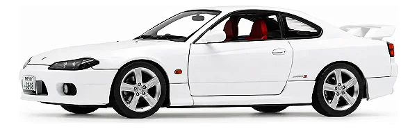 Nissan Silvia S15 SPEC-R 1999 Branco 1:18 Solido