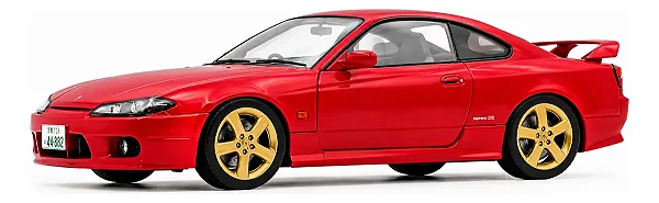 Nissan Silvia S15 SPEC-R Aero 1999 Vermelho 1:18 Solido